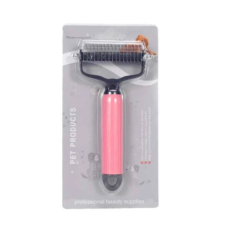 Ultimate Pet Detangling Comb for Dogs – Effortless Grooming with Dual-Sided Stainless Steel Blades