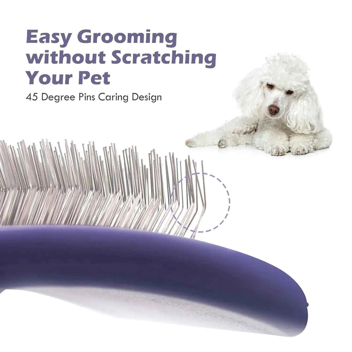 Ultimate Dog Grooming Brush for Detangling: The Perfect Solution for Poodles, German Shepherds, and More