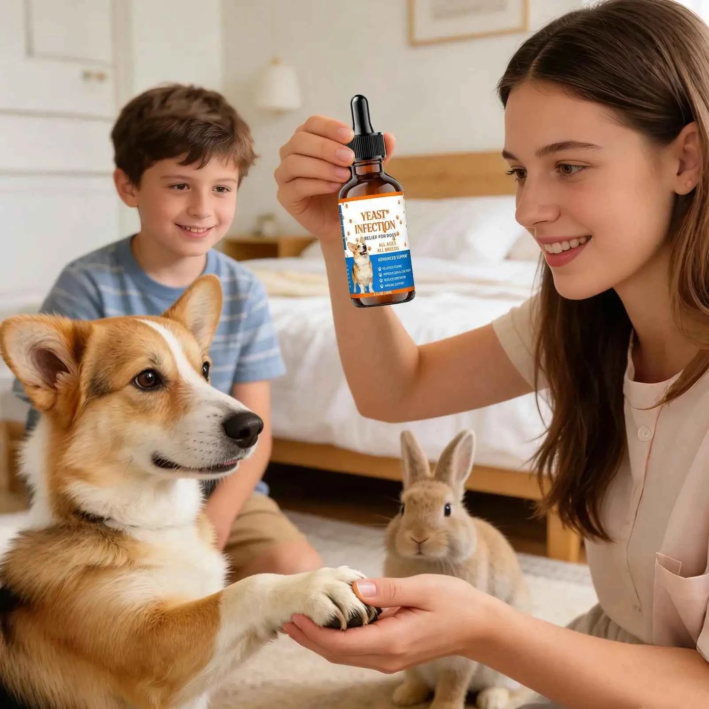 Dog Anti-Itch Natural Drops - Effective Itchy Skin Relief for Your Furry Friend
