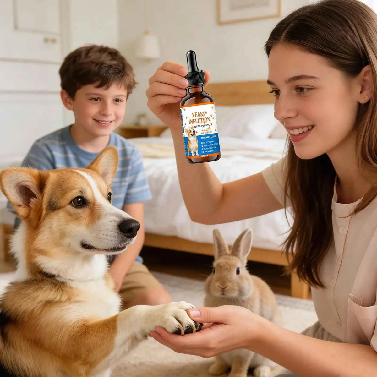 Dog Anti-Itch Natural Drops - Effective Itchy Skin Relief for Your Furry Friend