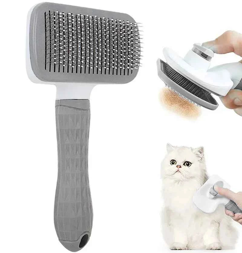 Dog Bath Brush for Long-Hair Pets: Effortless Grooming and Shedding Control