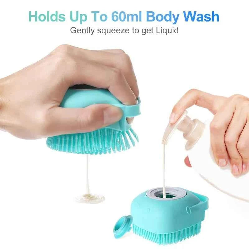 Transform Bath Time with Our Pet Shampoo Brush - Gentle Grooming for Cats and Dogs