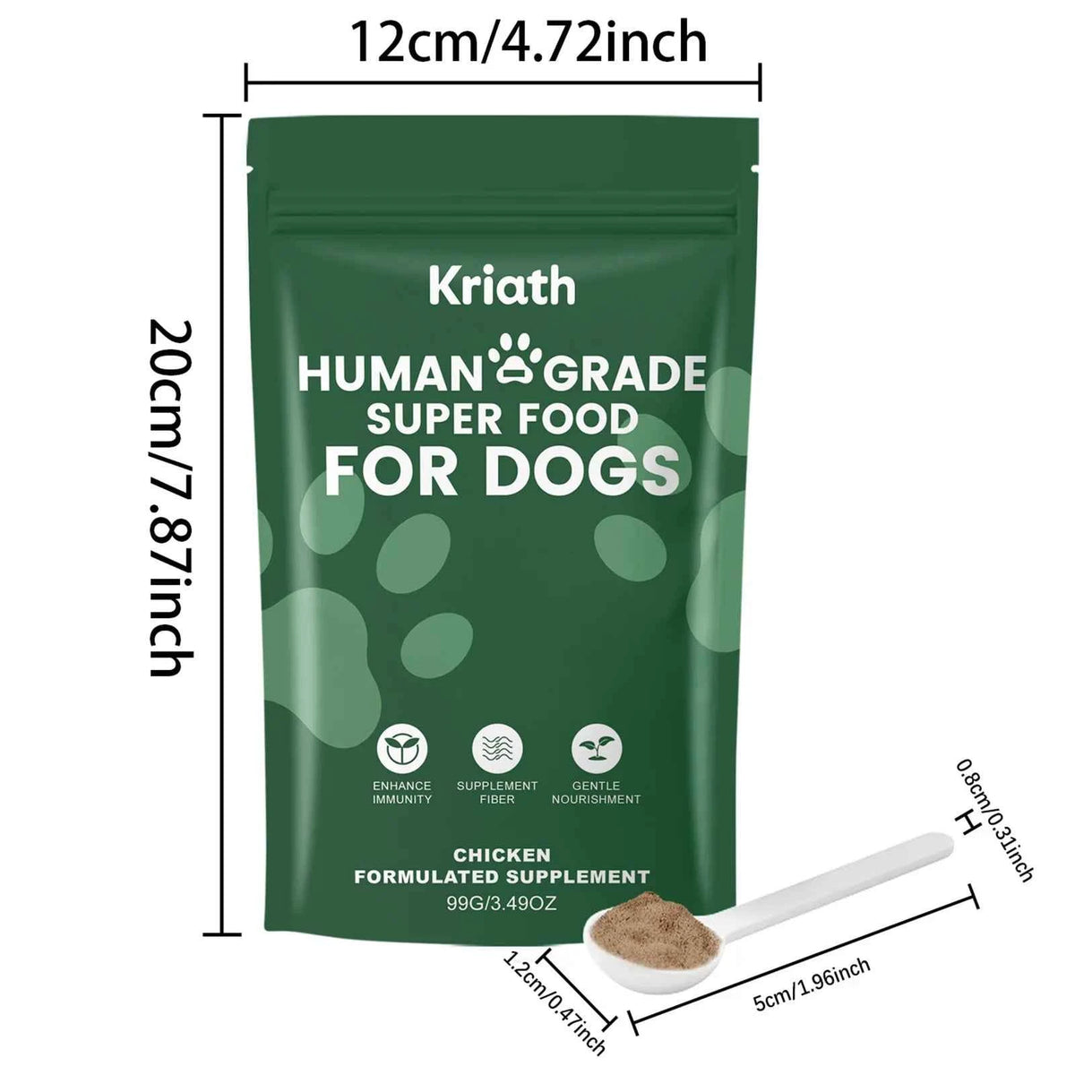 Premium Dog Nutritional Supplement for All Breeds - Easy Absorption for Daily Health Support