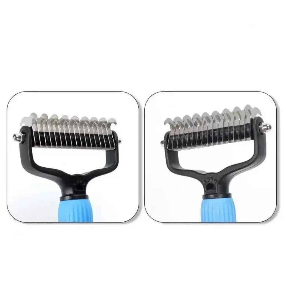 Ultimate Pet Detangling Comb for Dogs – Effortless Grooming with Dual-Sided Stainless Steel Blades