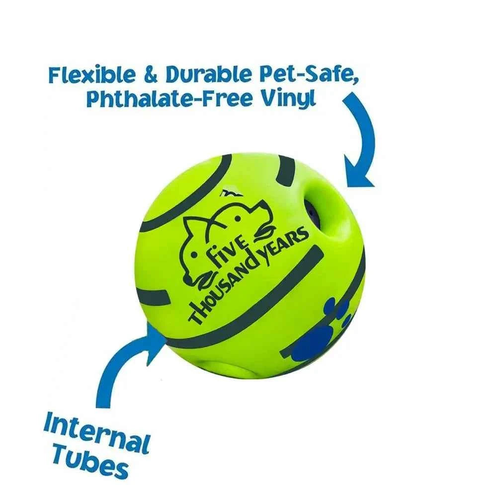Interactive Giggle Ball for Dogs – Fun Pet Toy for Stimulating Play and IQ Training