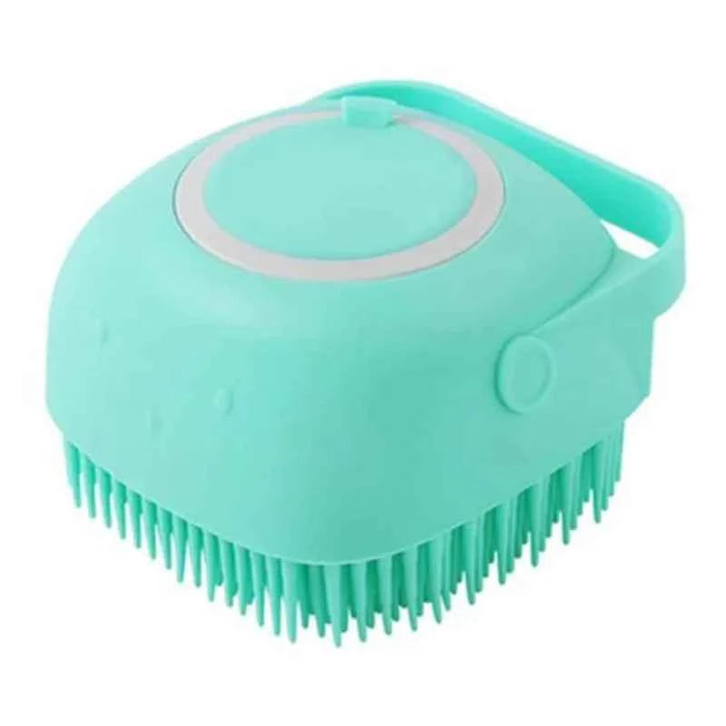 Dog Bathing Brush - Soft Silicone Grooming Tool for Stress-Free Bathing
