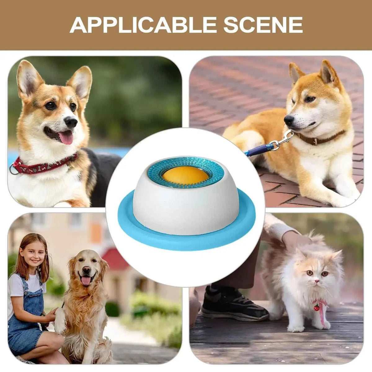 Anti-Overturning Dog Licking Toy – The Ultimate Feeding Adventure for Your Pets