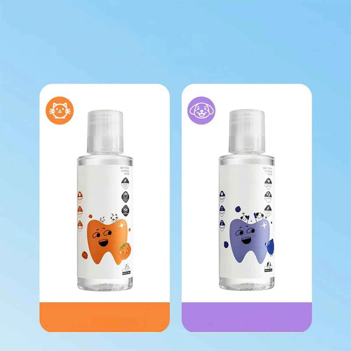 Dog Water Additive for Dental Health - 200ml Breath Freshener for Cats & Dogs