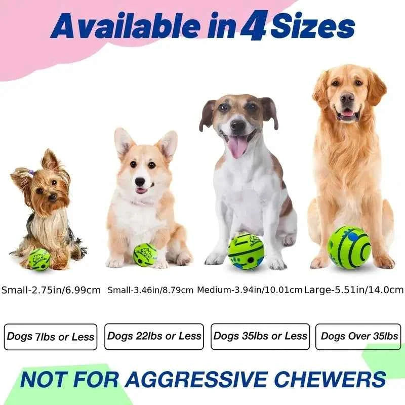 Interactive Giggle Ball for Dogs – Fun Pet Toy for Stimulating Play and IQ Training