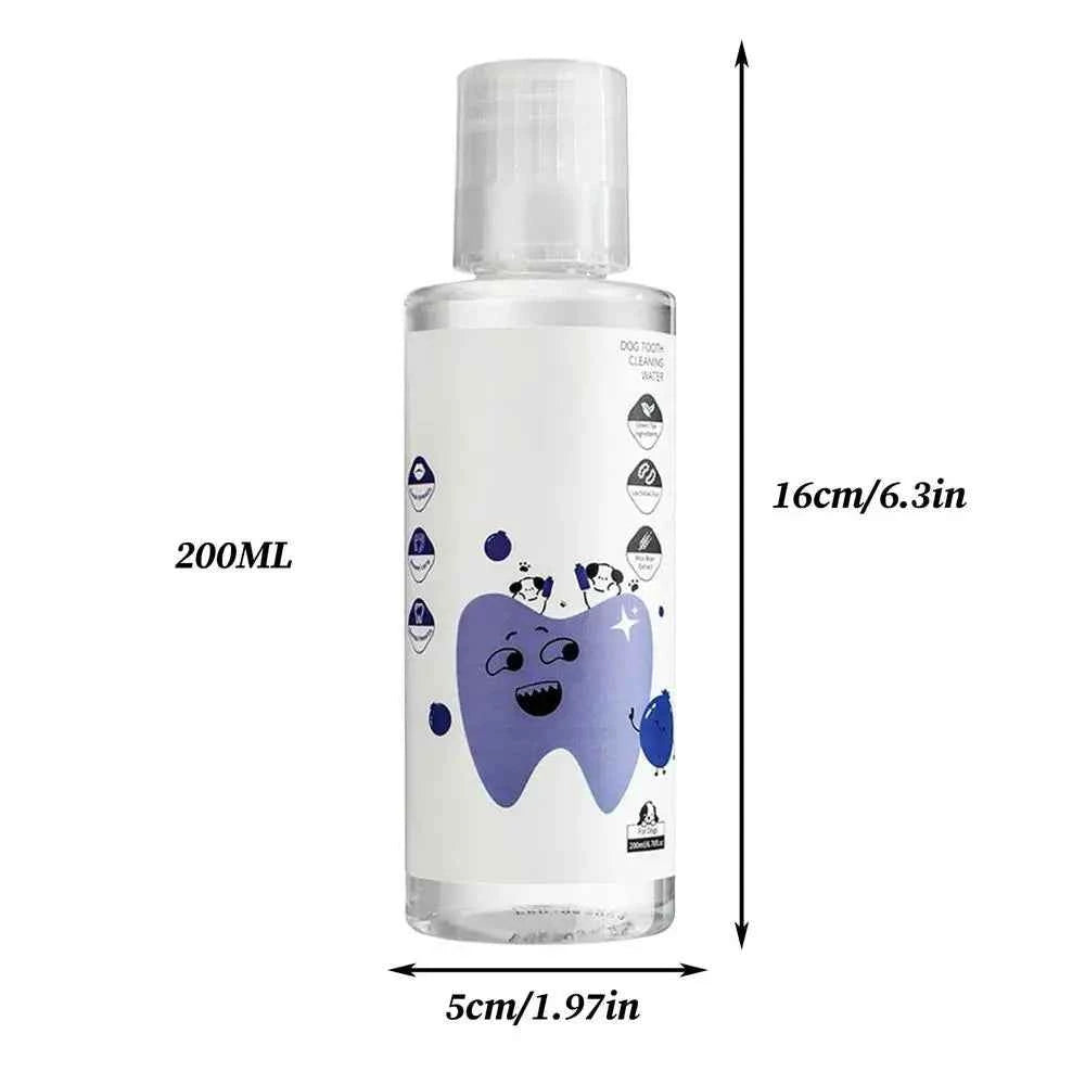 Dog Water Additive for Dental Health - 200ml Breath Freshener for Cats & Dogs
