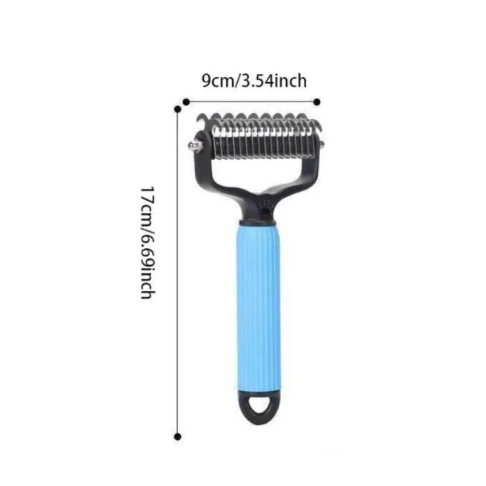 Ultimate Pet Detangling Comb for Dogs – Effortless Grooming with Dual-Sided Stainless Steel Blades