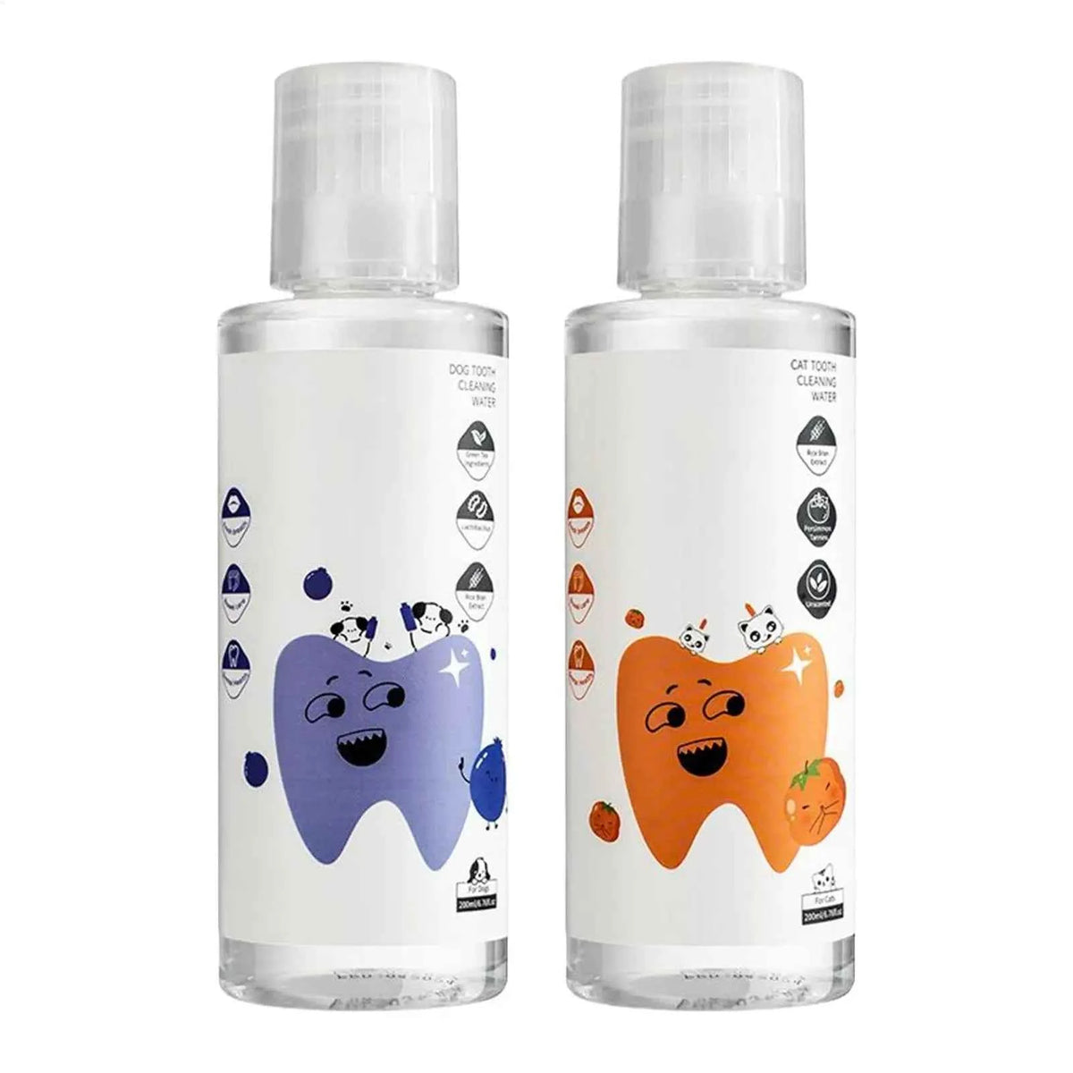 Dog Water Additive for Dental Health - 200ml Breath Freshener for Cats & Dogs