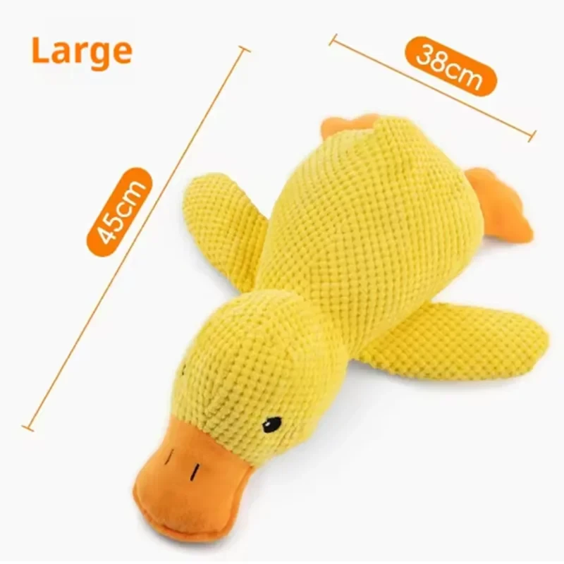Bite Resistant Dog Toy - Interactive Plush Stomping Duck for Your Playful Pup