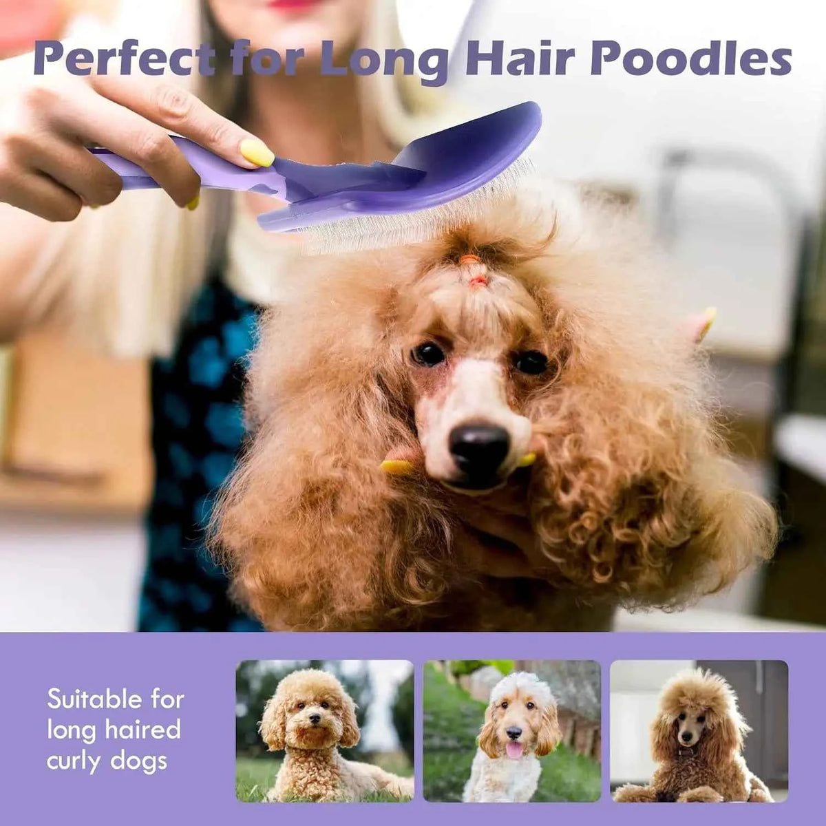 Ultimate Dog Grooming Brush for Detangling: The Perfect Solution for Poodles, German Shepherds, and More
