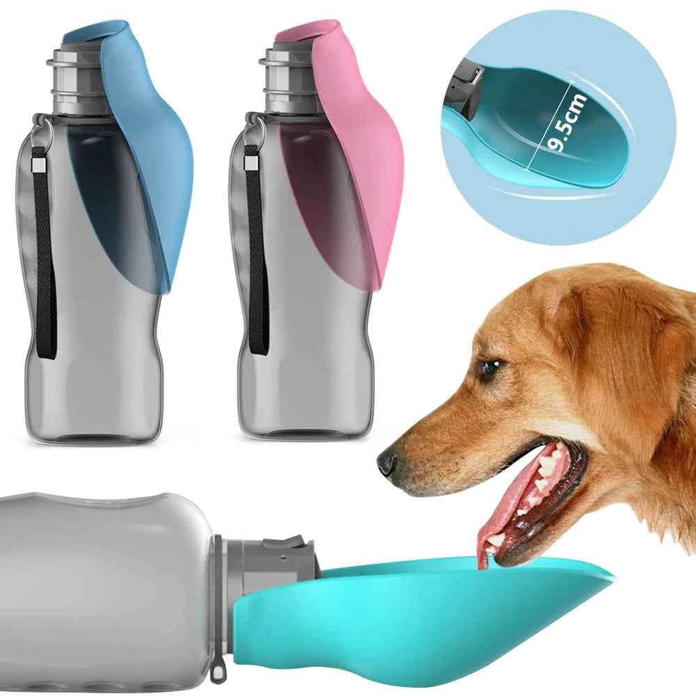 Stay Hydrated on the Go: Portable Dog Water Bottle 800ML for Active Dogs