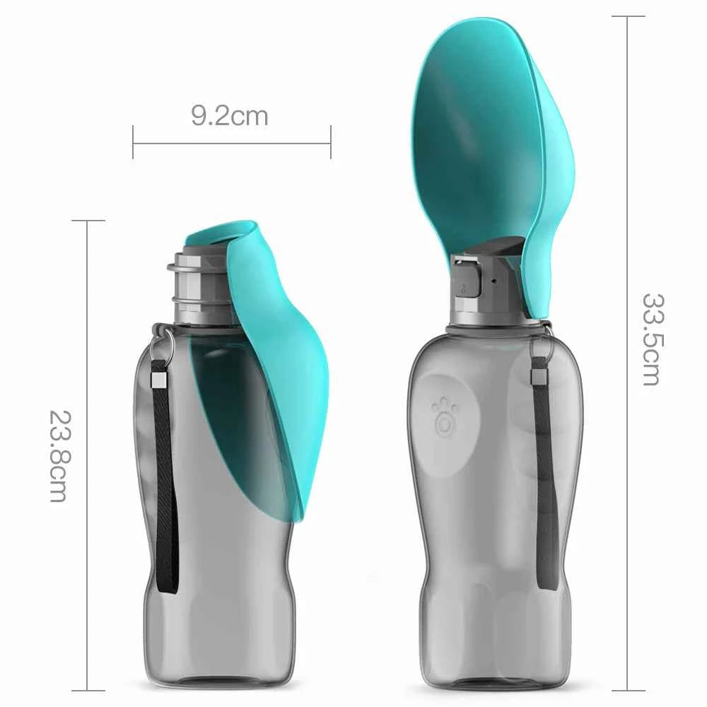 Stay Hydrated on the Go: Portable Dog Water Bottle 800ML for Active Dogs