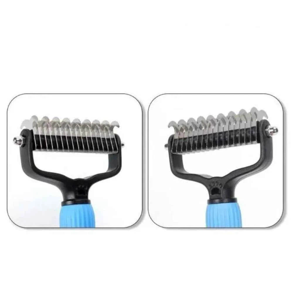 Ultimate Pet Detangling Comb for Dogs – Effortless Grooming with Dual-Sided Stainless Steel Blades