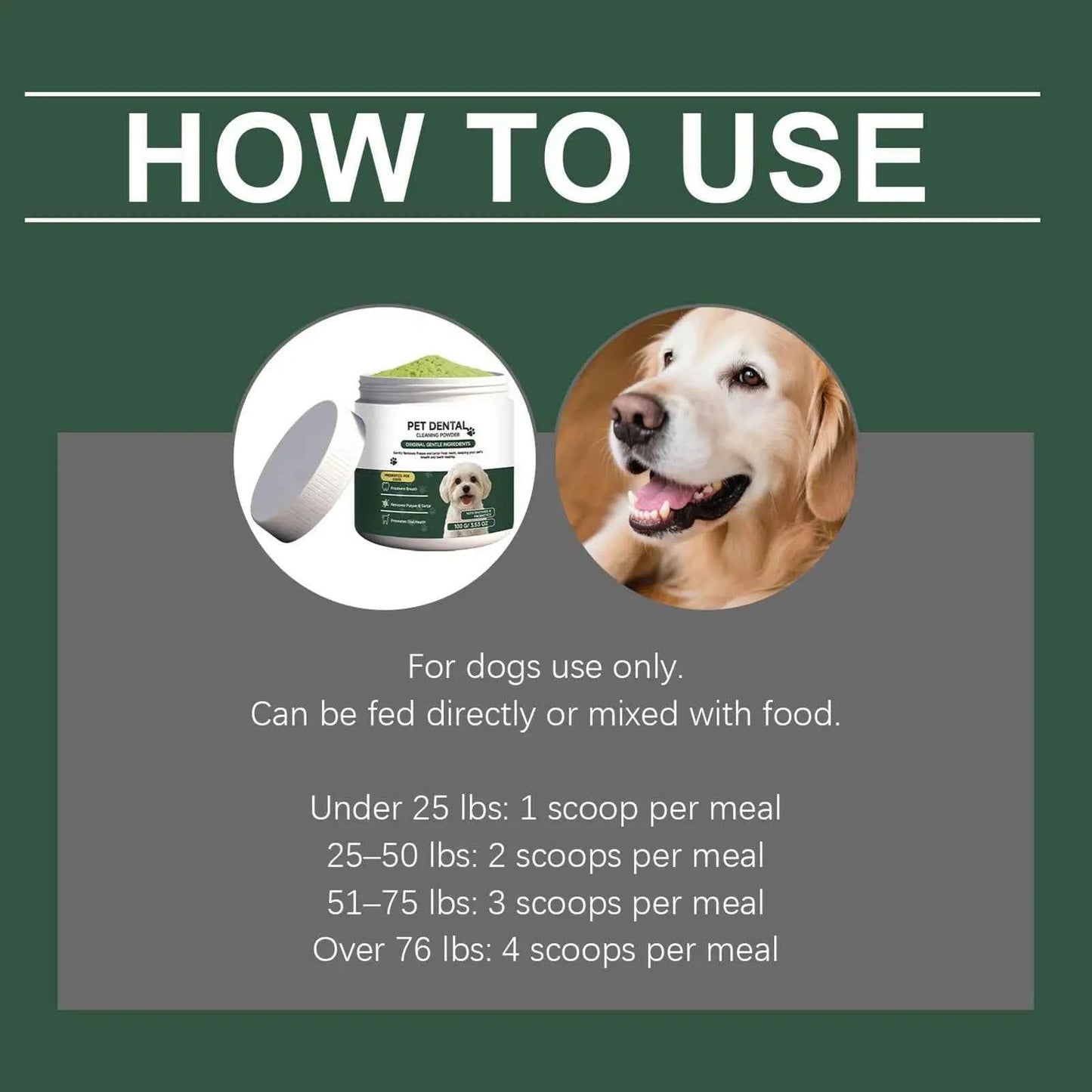 Revolutionize Your Dog's Dental Health with Our Premium Dog Dental Care Powder