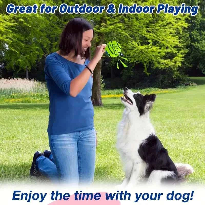Interactive Giggle Ball for Dogs – Fun Pet Toy for Stimulating Play and IQ Training