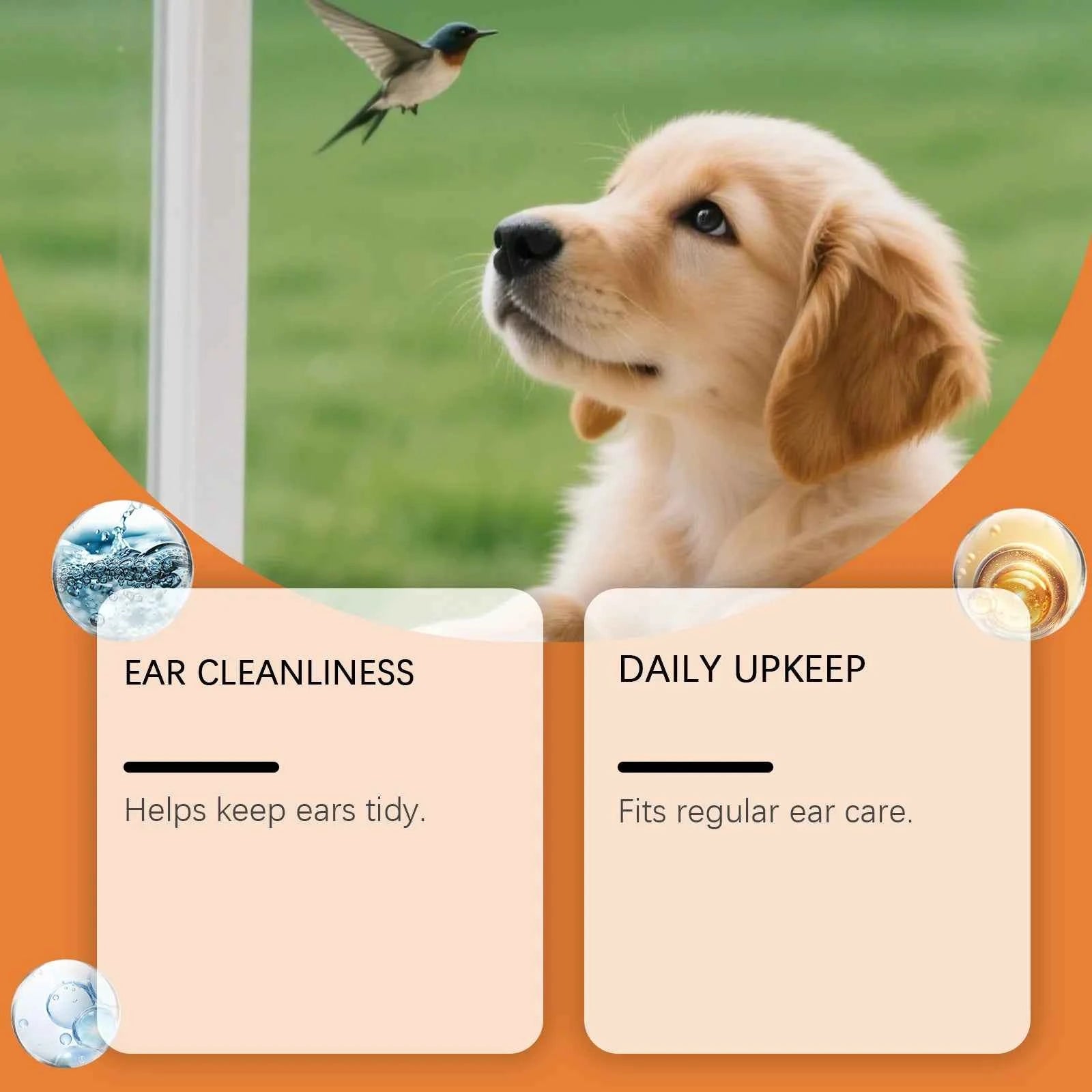 EelJoy Dog Ear Cleaner - Gentle Formula to Eliminate Odors and Relieve Itching