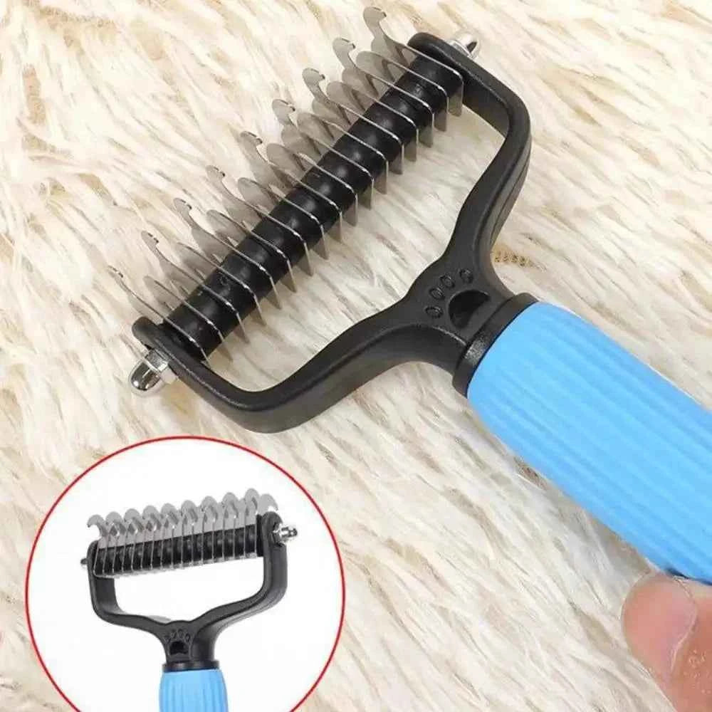 Ultimate Pet Detangling Comb for Dogs – Effortless Grooming with Dual-Sided Stainless Steel Blades