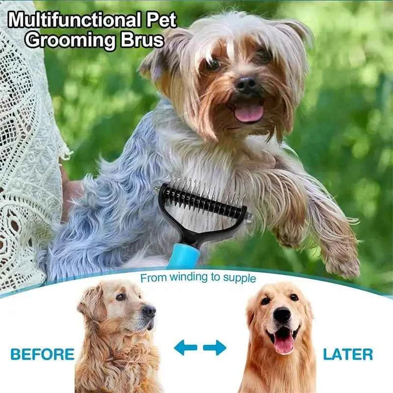 Efficient Dog Brush for Grooming - Shed Less and Shine More!