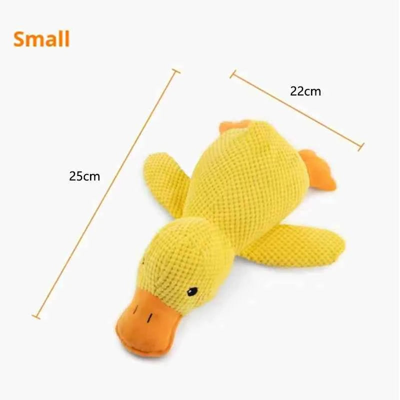 Bite Resistant Dog Toy - Interactive Plush Stomping Duck for Your Playful Pup