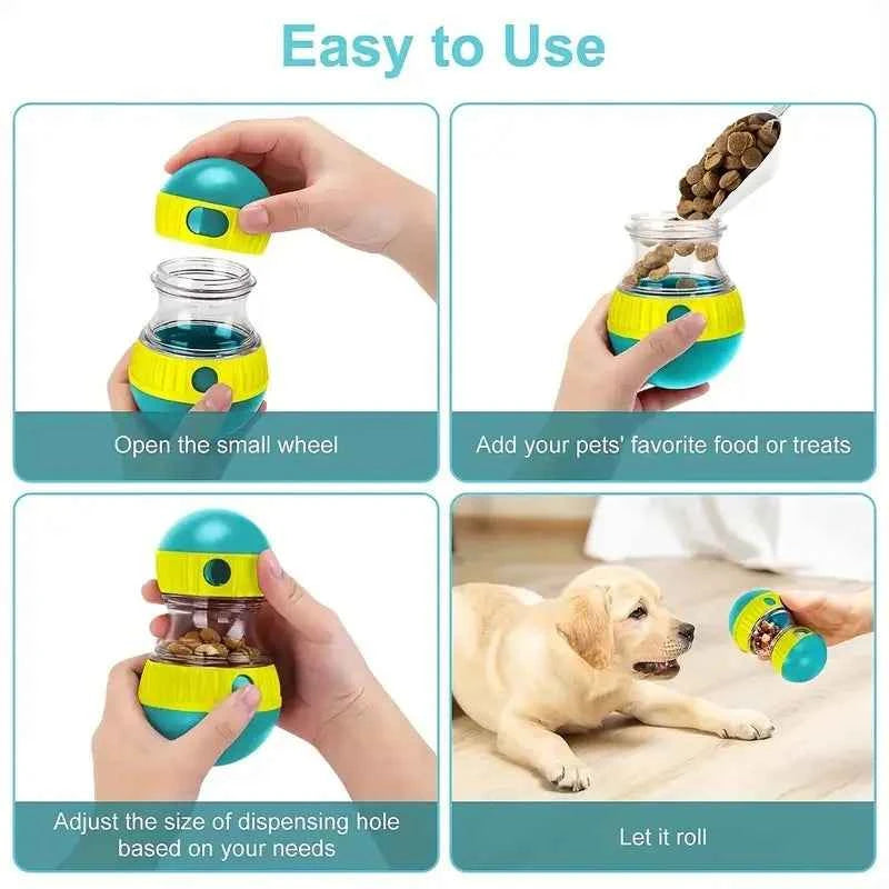 Interactive Dog Snack Dispenser Toy - Fun & Healthy Feeding for Your Furry Friend