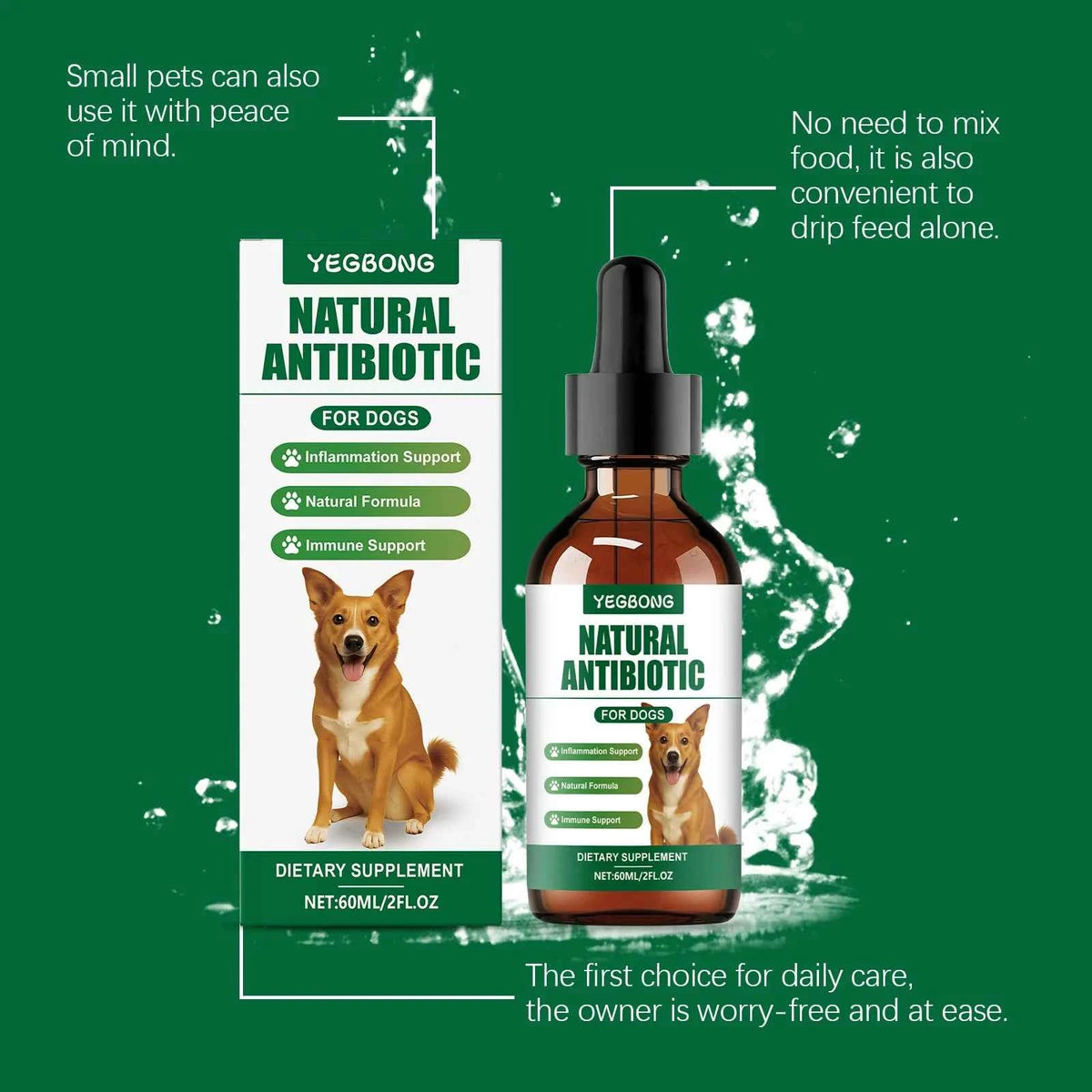 Immune-Boosting Multivitamin for Dogs - Daily Vitality & Skin Comfort in a Gentle 60ml Formula