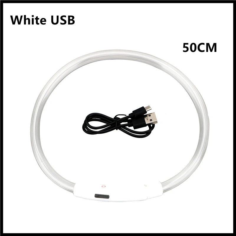 USB Rechargeable Led Glowing Dog Collar
