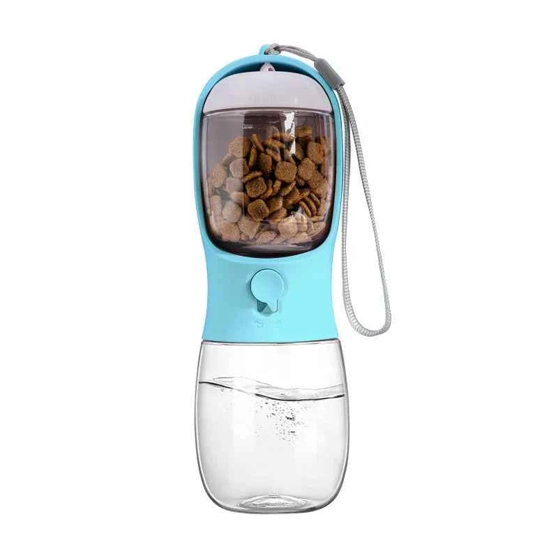 Portable Dog Water Bottle & Food Container: Ultimate Travel Solution for Pets
