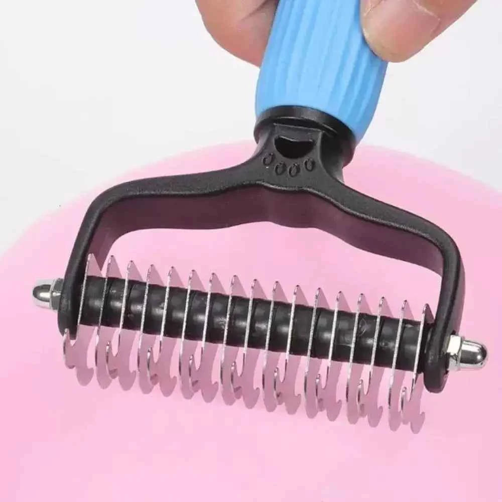 Ultimate Pet Detangling Comb for Dogs – Effortless Grooming with Dual-Sided Stainless Steel Blades