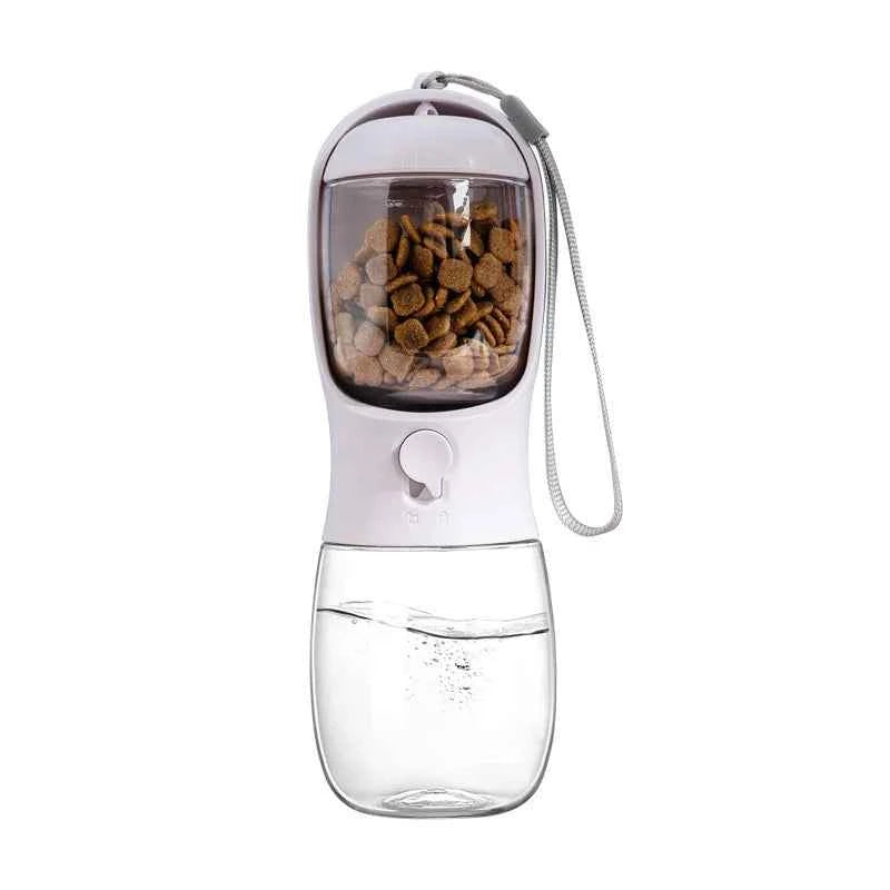 Portable Dog Water Bottle & Food Container: Ultimate Travel Solution for Pets