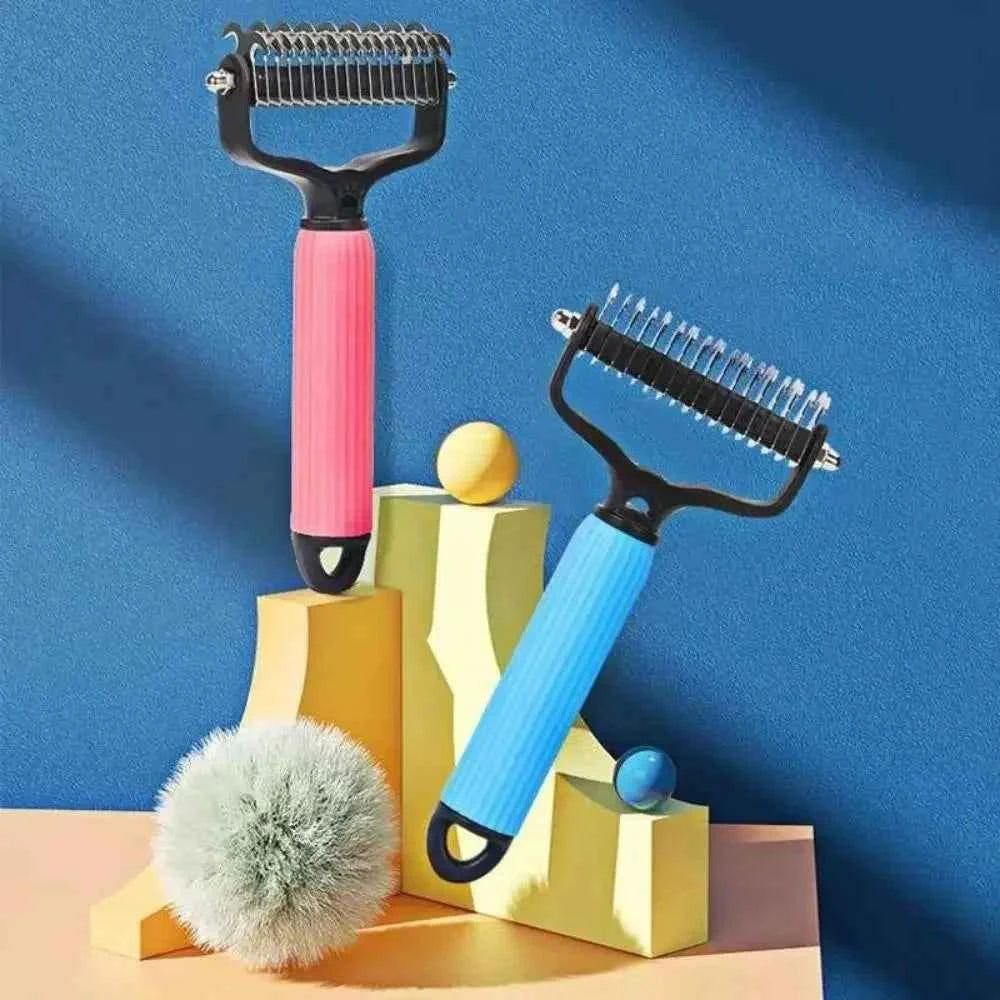 Ultimate Pet Detangling Comb for Dogs – Effortless Grooming with Dual-Sided Stainless Steel Blades