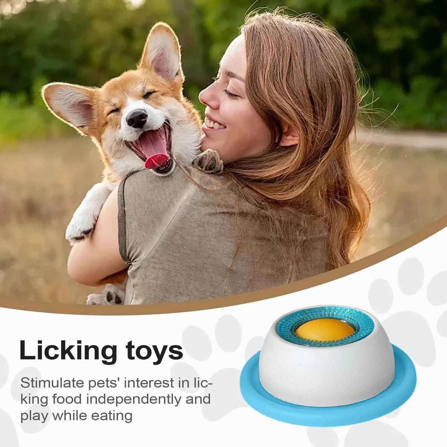 Anti-Overturning Dog Licking Toy – The Ultimate Feeding Adventure for Your Pets
