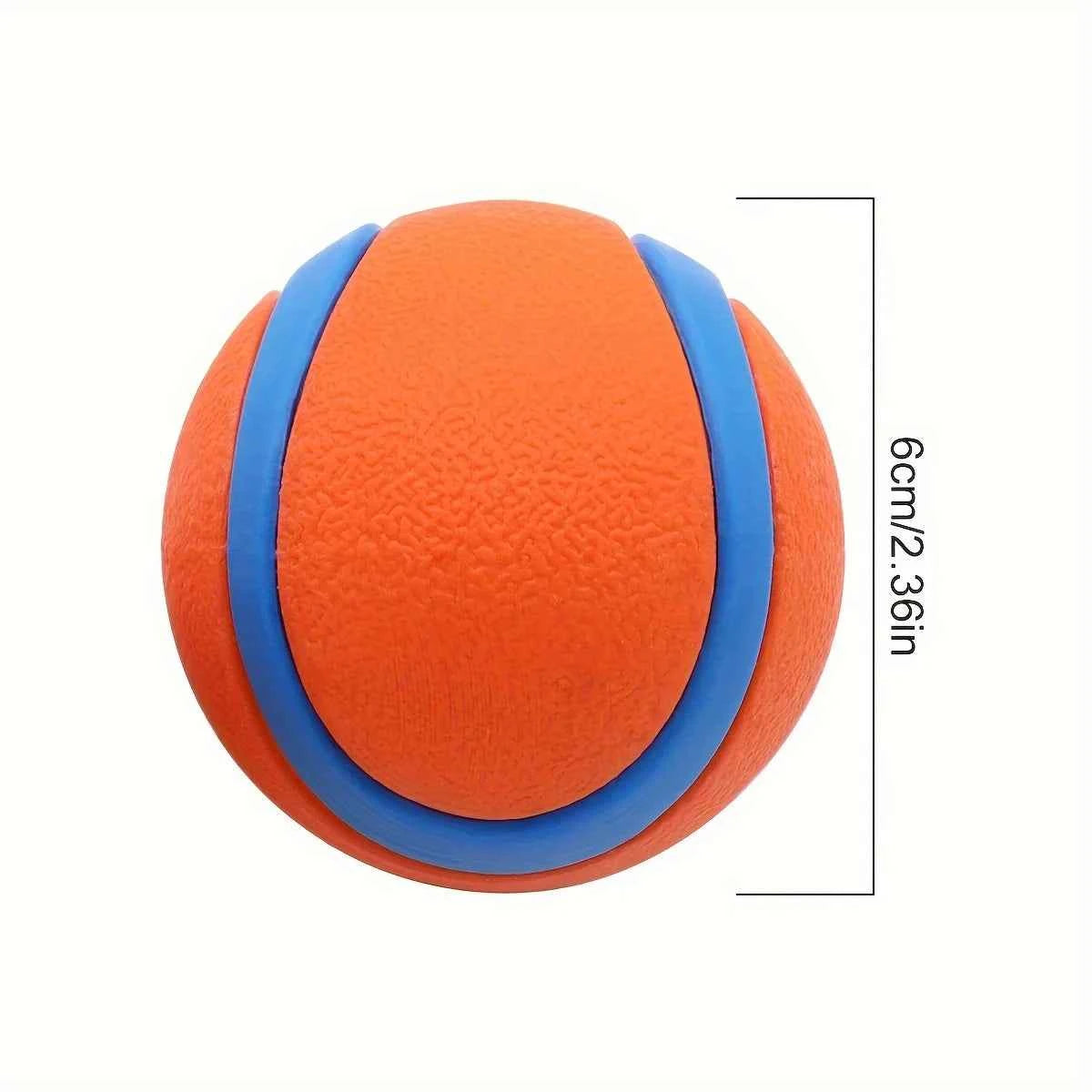 Interactive Durable Silicone Dog Chew Ball - Perfect Pet Toy for Medium Breeds