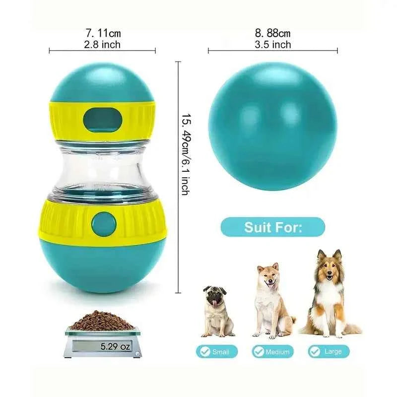 Interactive Dog Snack Dispenser Toy - Fun & Healthy Feeding for Your Furry Friend