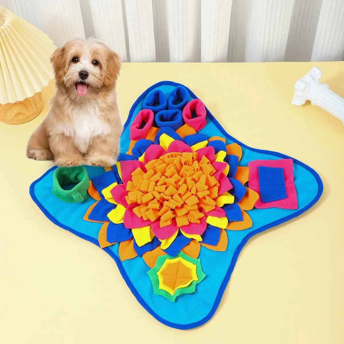 Engaging Interactive Snuffle Mat for Dogs - Enhance Your Pup's Playtime & Foraging Skills