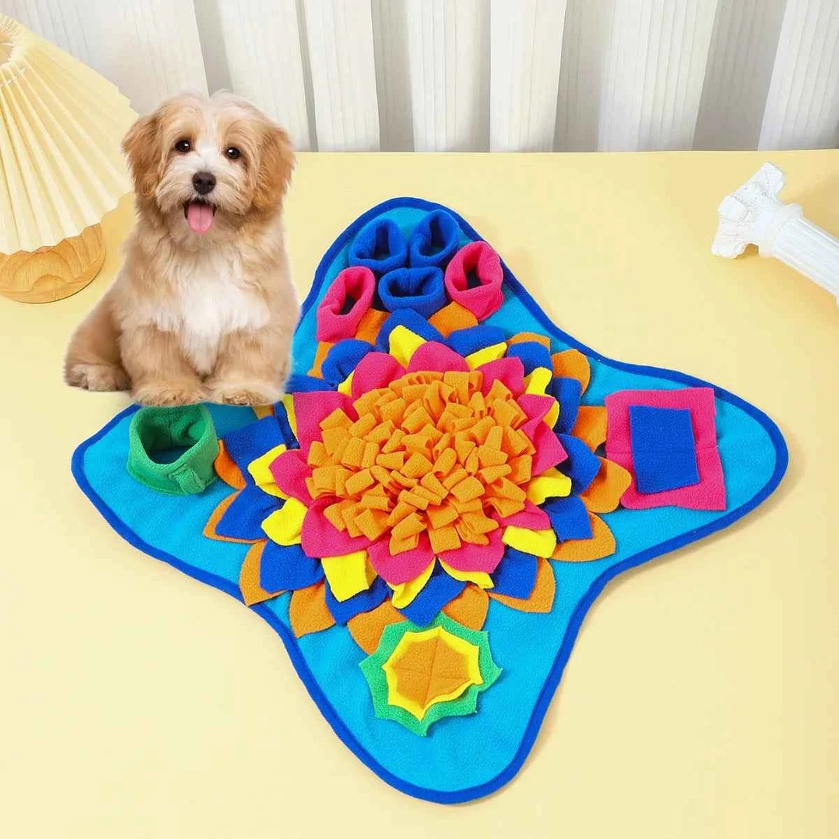 Engaging Interactive Snuffle Mat for Dogs - Enhance Your Pup's Playtime & Foraging Skills