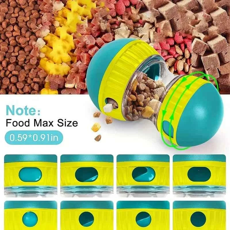 Interactive Dog Snack Dispenser Toy - Fun & Healthy Feeding for Your Furry Friend