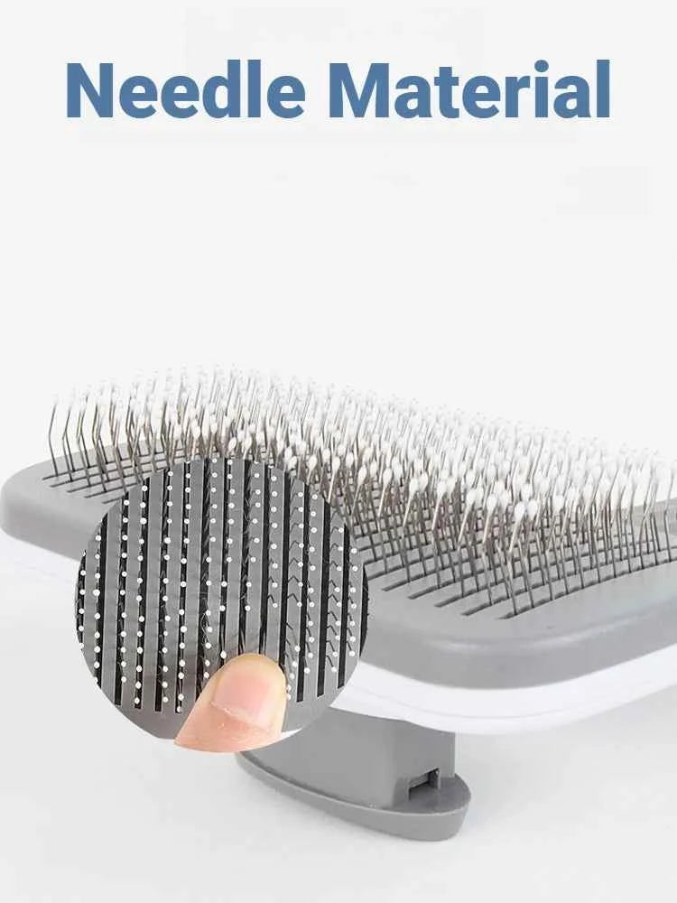 Dog Bath Brush for Long-Hair Pets: Effortless Grooming and Shedding Control