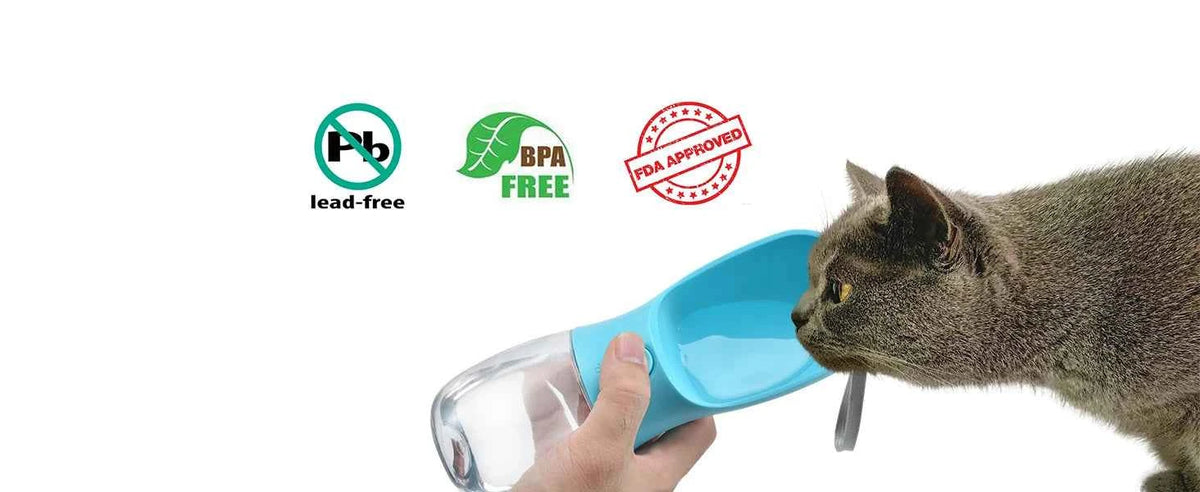 Portable Dog Water Bottle & Food Container: Ultimate Travel Solution for Pets