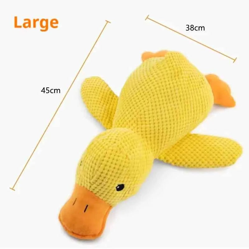 Bite Resistant Dog Toy - Interactive Plush Stomping Duck for Your Playful Pup