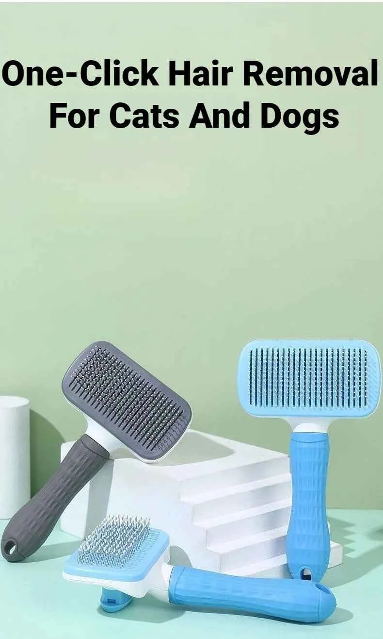 Dog Bath Brush for Long-Hair Pets: Effortless Grooming and Shedding Control