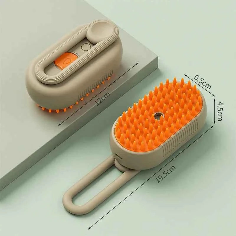 3-in-1 Pet Grooming Steamer Brush: Effortlessly Remove Tangles and Pamper Your Pet