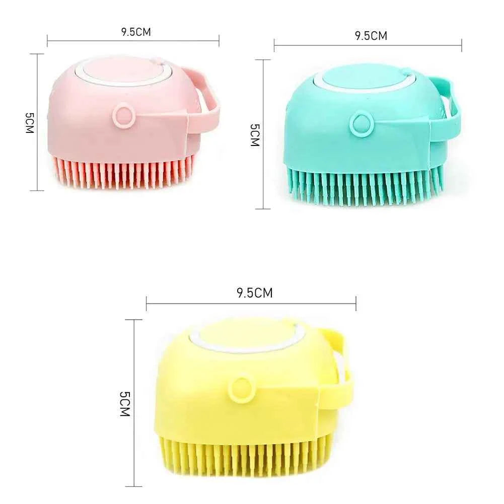 Transform Bath Time with Our Pet Shampoo Brush - Gentle Grooming for Cats and Dogs