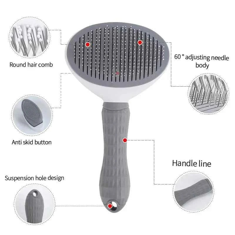 Ultimate Pet Hair Remover Brush for Cats and Dogs – Say Goodbye to Shedding!