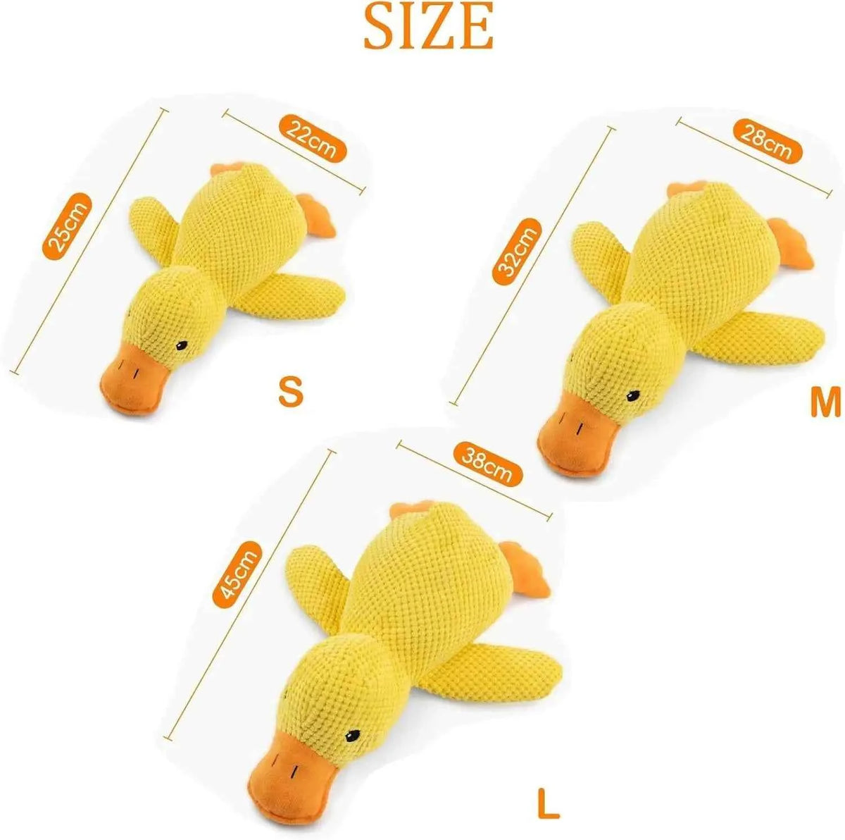 Durable Plush Duck Dog Toy – Quacking Fun for All Dogs