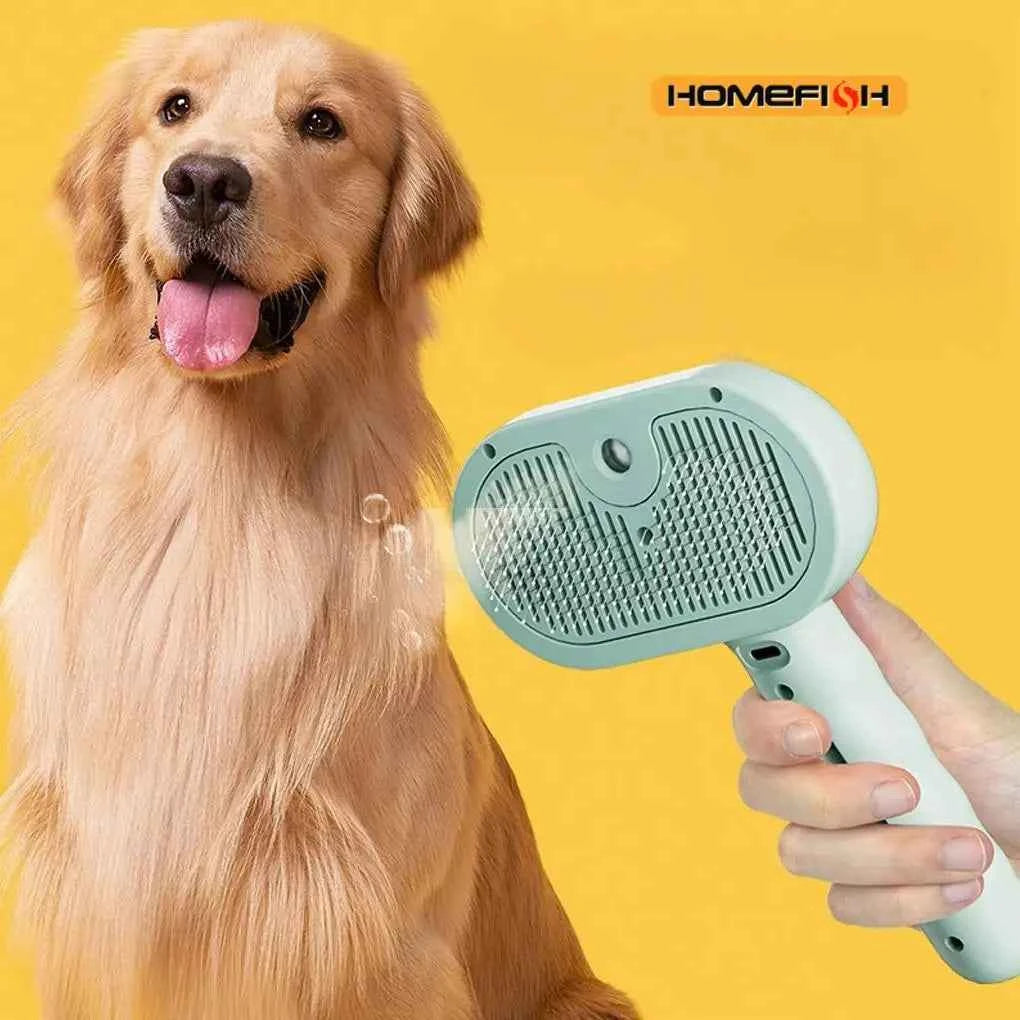 Luxury Dog Grooming Steam Brush - Revolutionize Your Dog's Grooming Experience