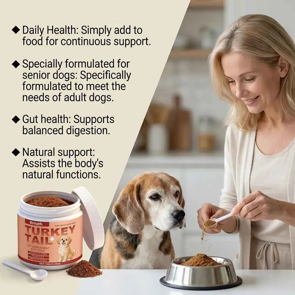 Dog Immune Support Powder - Daily Boost for a Healthy Immune System